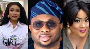“You’re a fat fool ma” ~ Actress Tonto Dike drag her colleague, Foluke Daramola to filth for supporting her ex husband Churchill