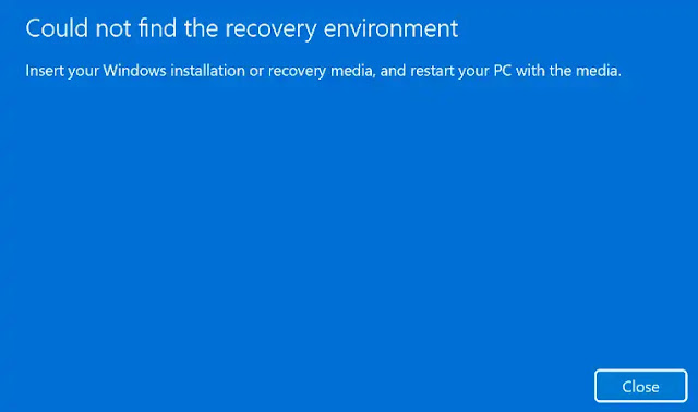 Cara Mengaktifkan Windows Recovery Environment di Windows 11-c
