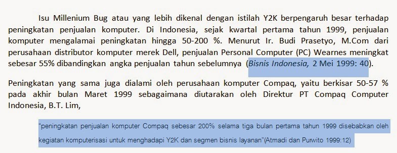 Contoh Tidak Langsung : - Muhammad Yusup: Maret 2014