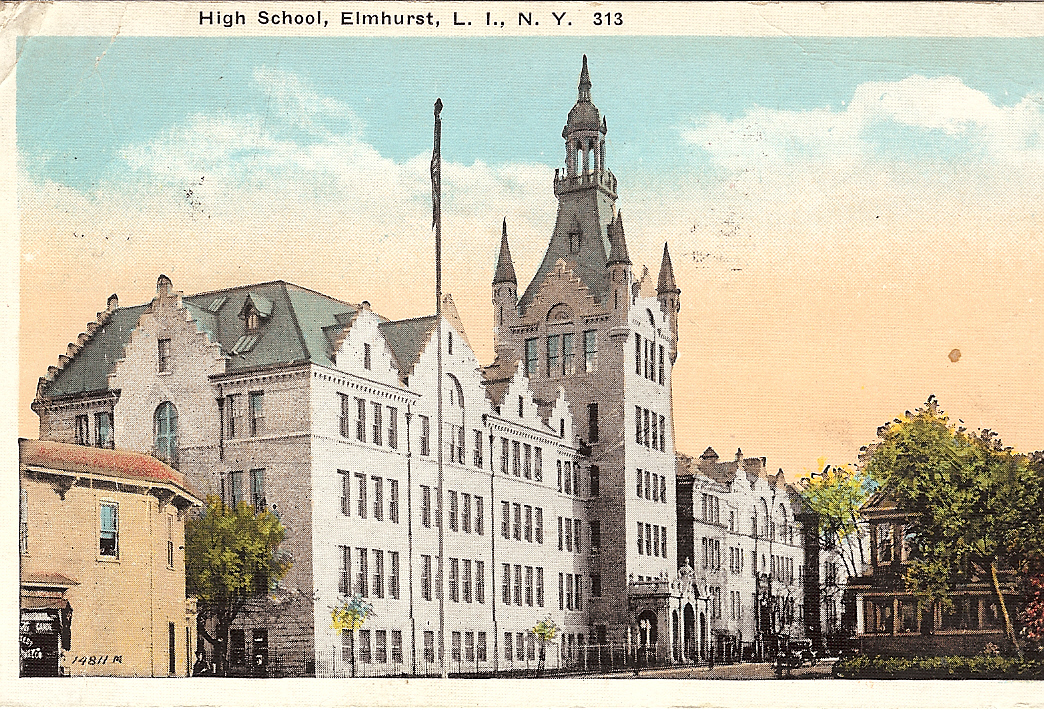 Newtown High School Postcard 1. Posted by Old Elmhurst at 11:14 PM