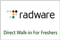 Radware Walk-in For Freshers