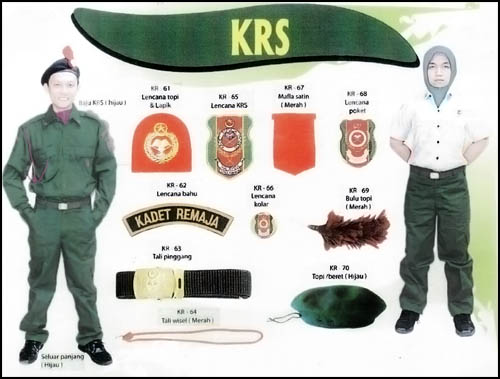 utama PAKAIAN KADET  REMAJA  SEKOLAH 