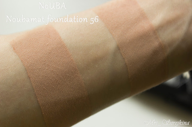 NoUBA Noubamat Wet & Dry Compact Foundation 56 swatches