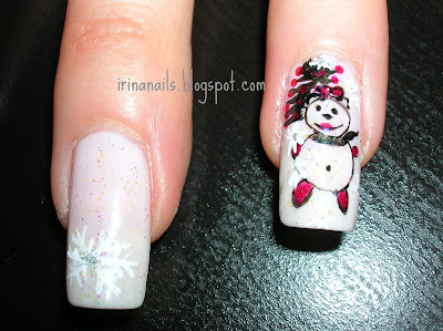 uñas manicura navidad decoradas