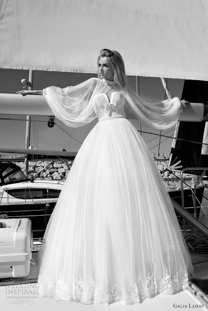 Galia Lahav vintage sleeves wedding  dress 2013 2014