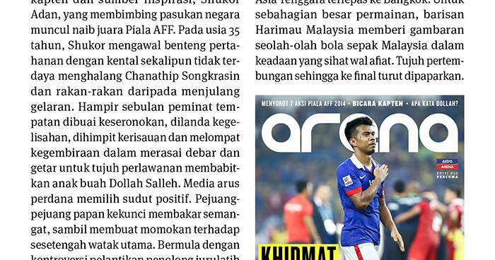 Artikel Surat Khabar Tentang Bola Jaring Malaysia