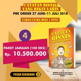 Cara pesan paket jamaah buku catatan bisnis yang bikin laris