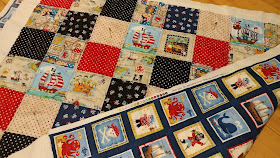 Pirate baby quilt