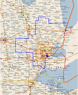 Map-Detroit, MI-Metro