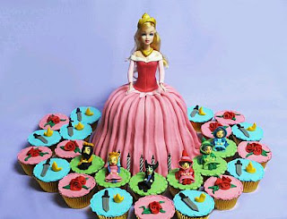 Cupcakes de la Bella Durmiente