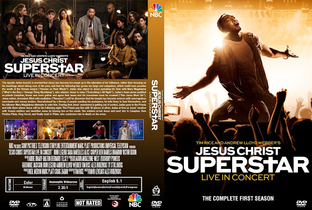 Jesus Christ Superstar Live in Concert DVD Cover - Cover 