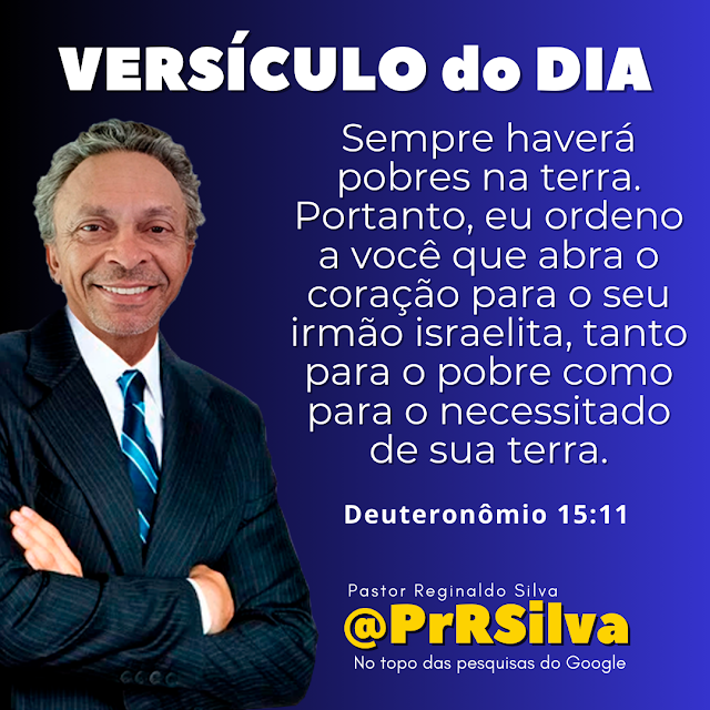 VERSÍCULO DO DIA