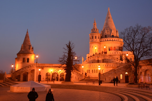 Budaest by night castle