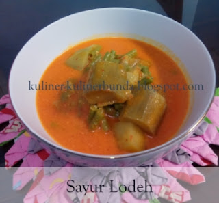 resep sayur lodeh, cara membuat sayur lodeh