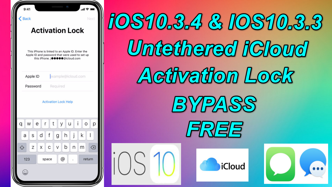 Ios10 3 4 10 3 3 Untethered Icloud Actiavtion Lock Bypass Fix Notification Icloud Service Apps Gsm Solution Com