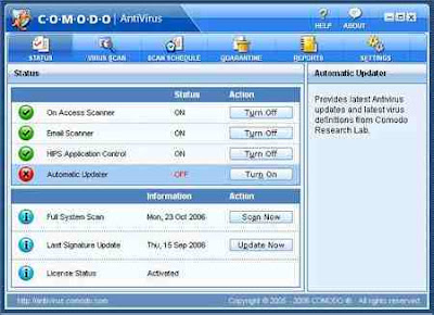 Comodo AntiVirus 4.1.1 