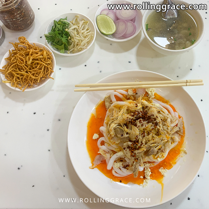 myanmar Rice Noodle Salad