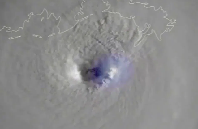 VIDEO: Así luce el ojo del huracán Ida, según imágenes de NOAA