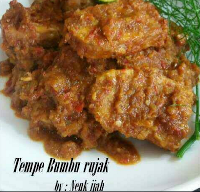 RESEP TEMPE BUMBU RUJAK 