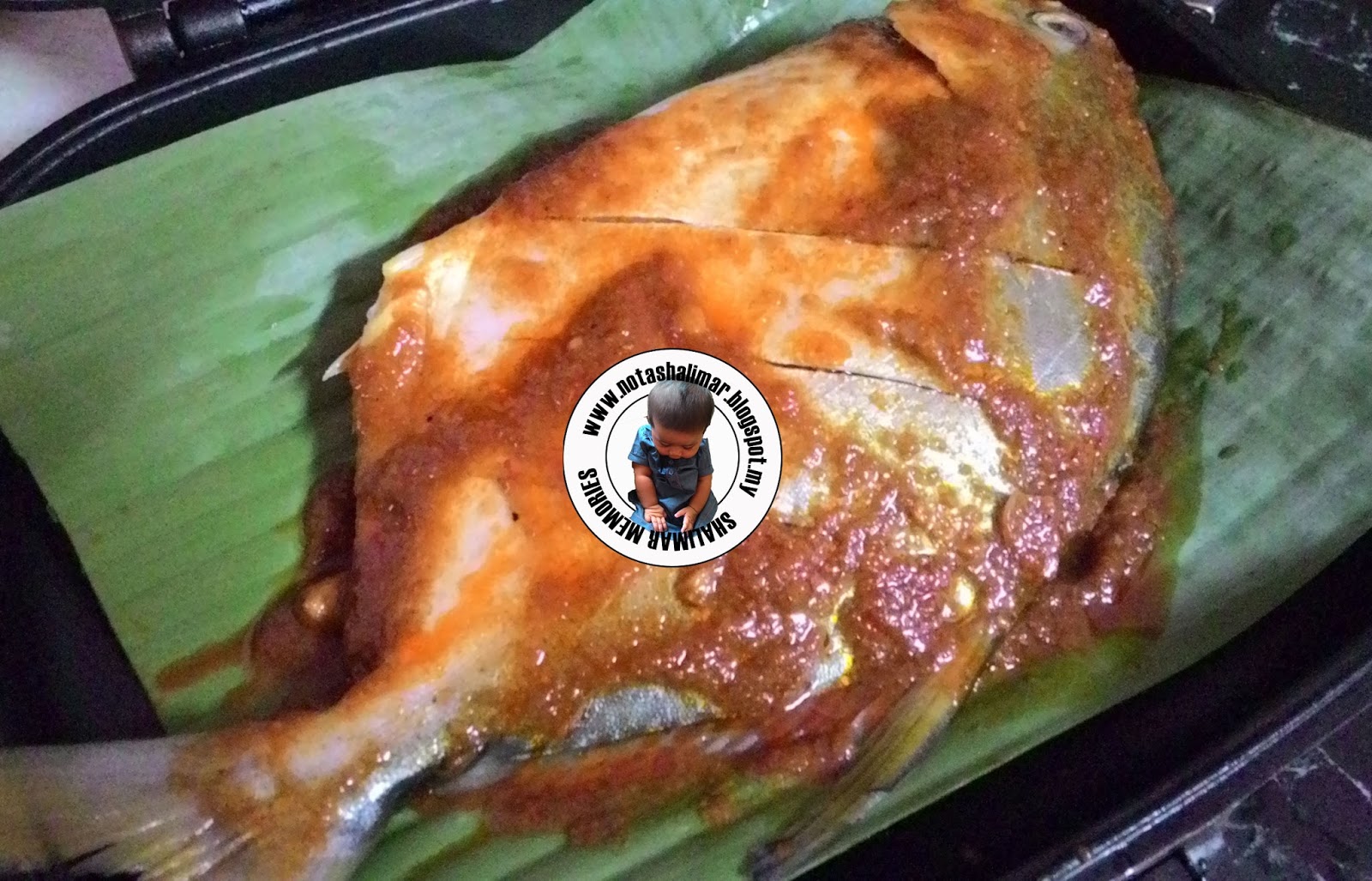 RESEPI IKAN BAWAL EMAS BAKAR - SHALIMAR YUSOF