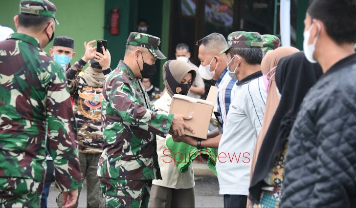 Danrem 141/Tp, Hadiri Semarak Rangkaian HUT TNI ke 76 Tahun 2021 