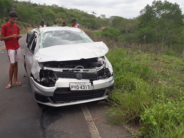 Acidente entre Ruy Barbosa e Itaberaba envolvendo dois homens naturais de Macajuba