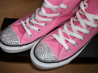 Pink Crystalised Converse, Converse All Star, Pink Converse