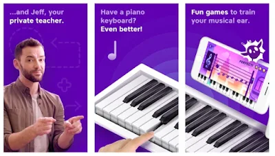 تطبيق أكاديمية البيانو - لتعليم العزف
