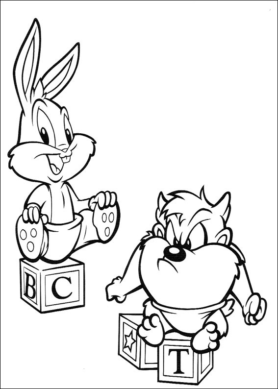 Baby Looney Tunes Coloring Pages 2