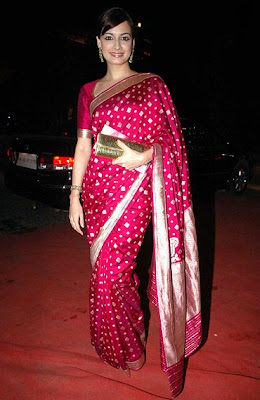 Classic saris get Bollywood makeover image