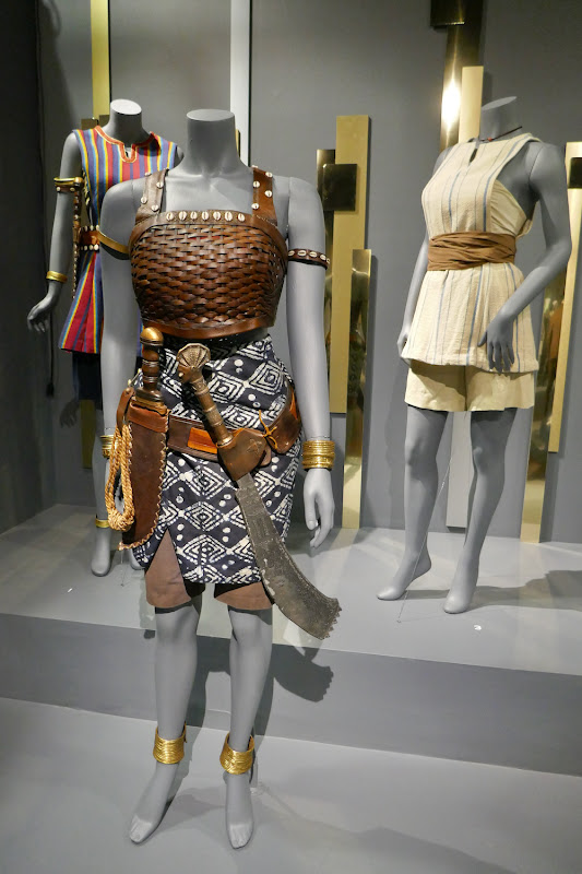 Woman King movie costume exhibit