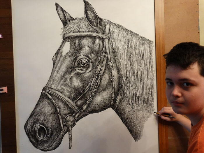 16-Year-Old Artist Has Been Drawing Since He Was Two And Here Are His Amazing Illustrations