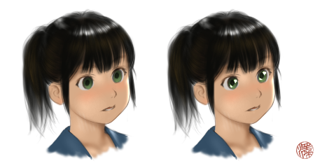 電子の絵の具 澤之爺のイラスト系ブログ なぜハイライトを描かないと虚ろな表情に見える 電子の絵の具 澤之爺のイラスト系ブログ なぜハイライトを描かないと虚ろな表情に見える