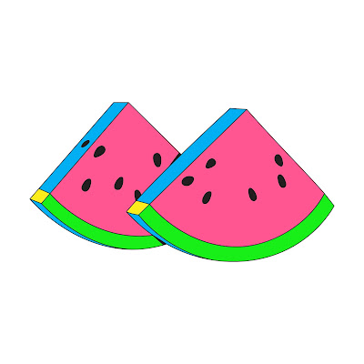 115 Watermelon Crayon Drawing Free Stock Images