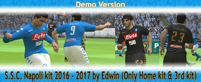 PES 2016 S.S.C. Napoli kit 2016-2017 by Edwin 