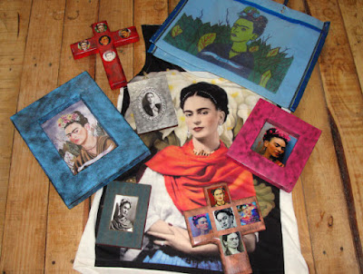 colección de objetos Frida Kahlo