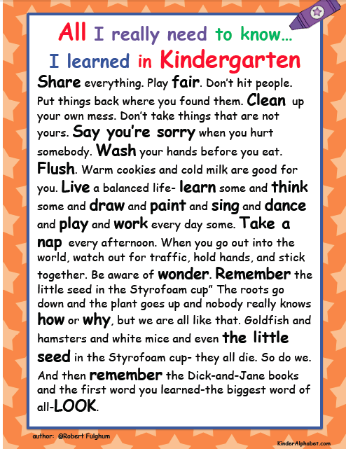 http://www.amazon.com/Really-Need-Know-Learned-Kindergarten/dp/034546639X