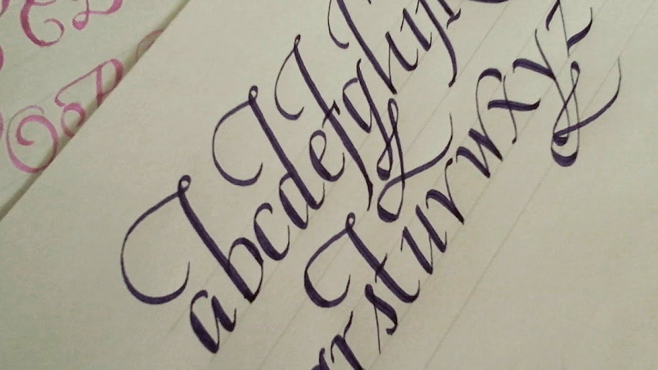 Calligraphy - Writing In Calligraphy