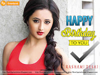 rashami desai 34th birthday celebration photo, deep cleavage 'boobs' show in red sleeve less wear