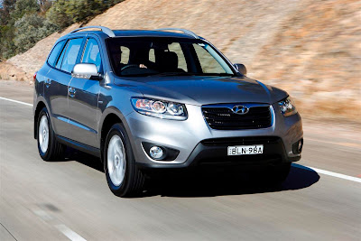 2010 Hyundai Santa Fe Test Road