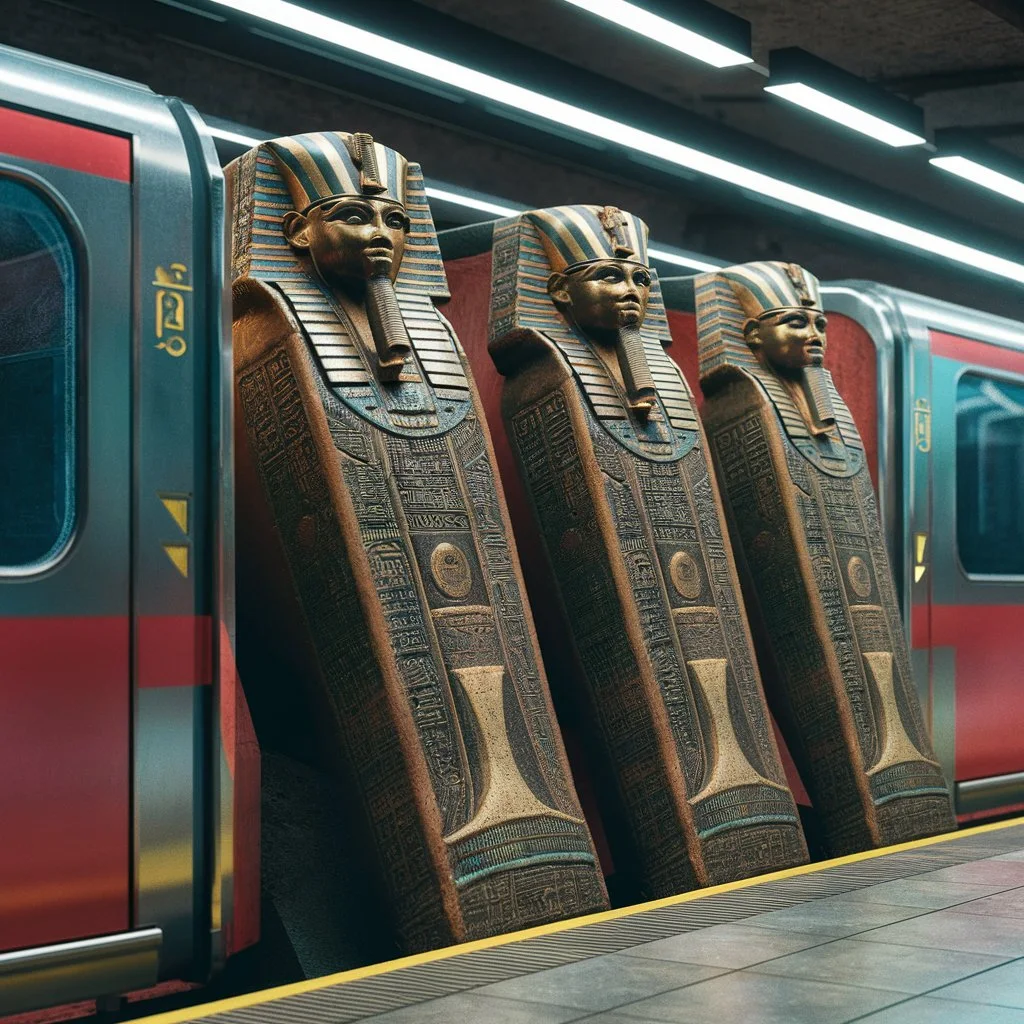 حقيقةٌ تُكشف: لا صحة لنقل توابيت فرعونية عبر مترو الأنفاق!