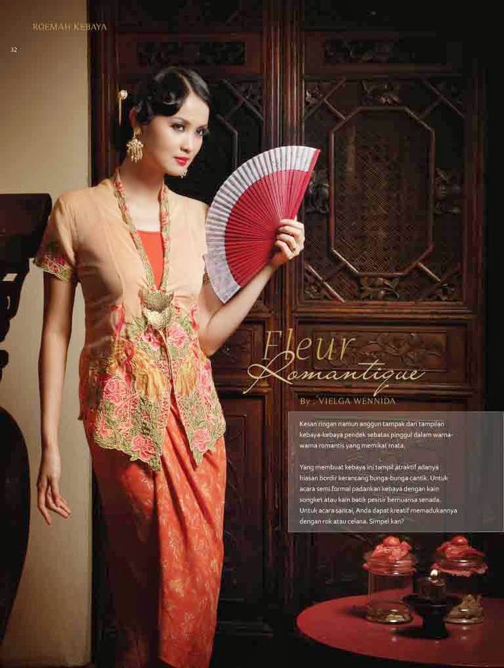 Colorful Modern kebaya - International Kebaya Batik Modern