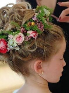 Coiffure Mariage Enfant - Coiffure enfant Coiffure de cérémonie pour petite fille PARENTS 