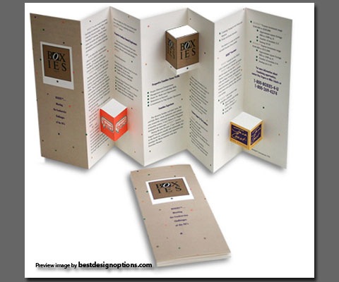 Die Cut Brochure Design Examples