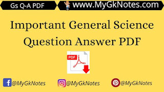 General Science Questions And Answers in Hindi PDF Download