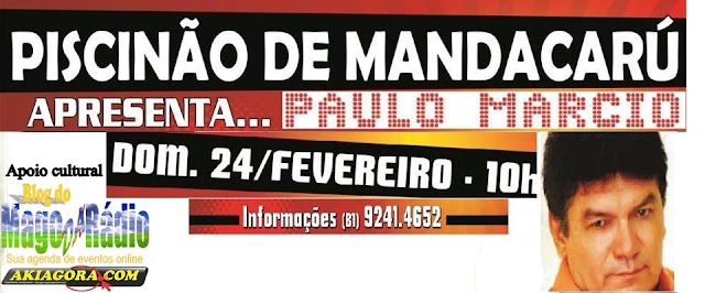 Paulo Marcio em Gravatá dia 24/02