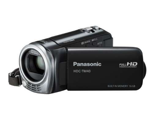 Panasonic HDC-TM40 16GB camcorder with 16GB Internal Flash Memory (Black)