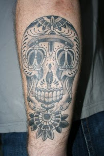 Tribal Skull Tattoo Design