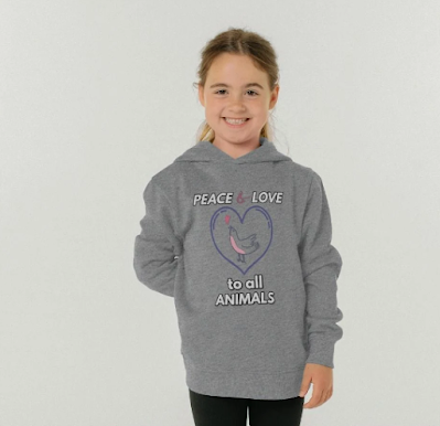 animal-themed kids pullover hoodie