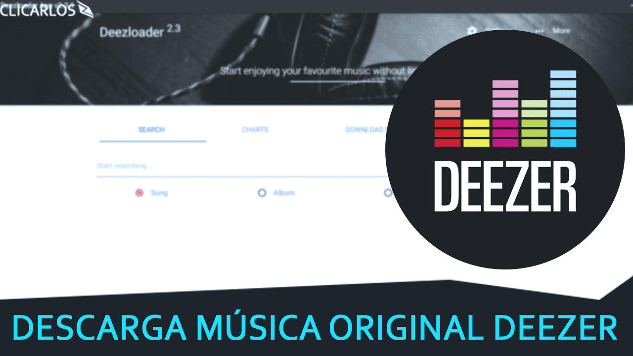 Descargar música original de Deezer (Deezloader 2.3 